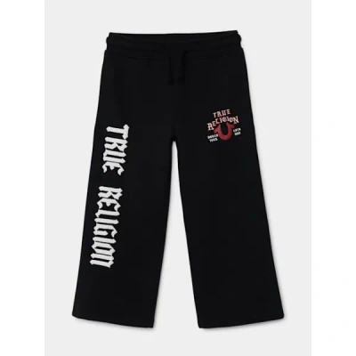 True Religion Boys Script Sweatpant In Black