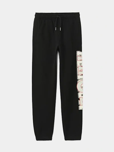 True Religion Boys Stitched Logo Jogger In Black