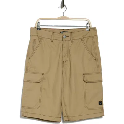 True Religion Brand Jeans Cargo Shorts In Travertine