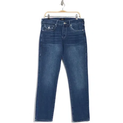 True Religion Brand Jeans Geno Snap Flap Pocket Slim Jeans In Dark Shivering Wash
