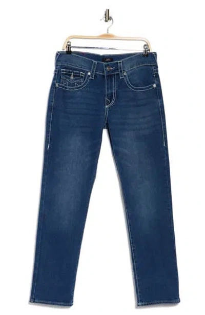 True Religion Brand Jeans Geno Snap Flap Pocket Slim Jeans In Medium Blustery Wash