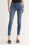 TRUE RELIGION BRAND JEANS TRUE RELIGION BRAND JEANS JENNIE MID RISE FLAP POCKET SKINNY JEANS