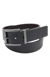 True Religion Brand Jeans Lumin Ii Belt In Black/brown