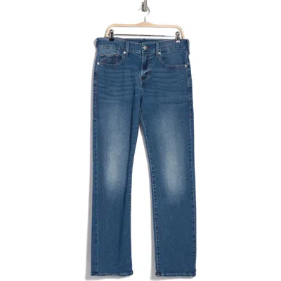 True Religion Brand Jeans Ricky Straight Leg Jeans In Medium Wintry Wash