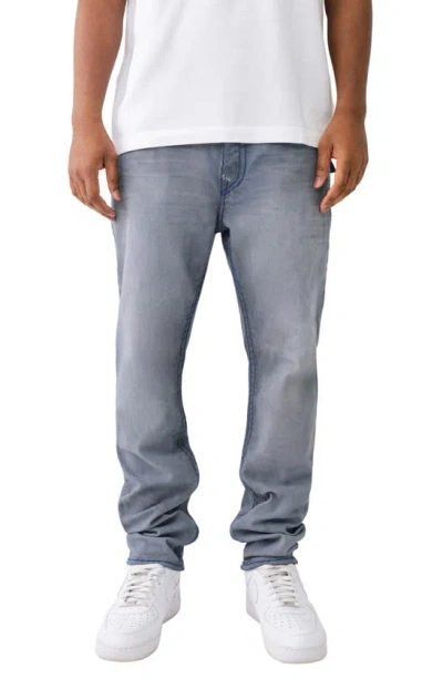 True Religion Brand Jeans Rocco Super T Skinny Jeans In Esplanade Gardens Grey Wash