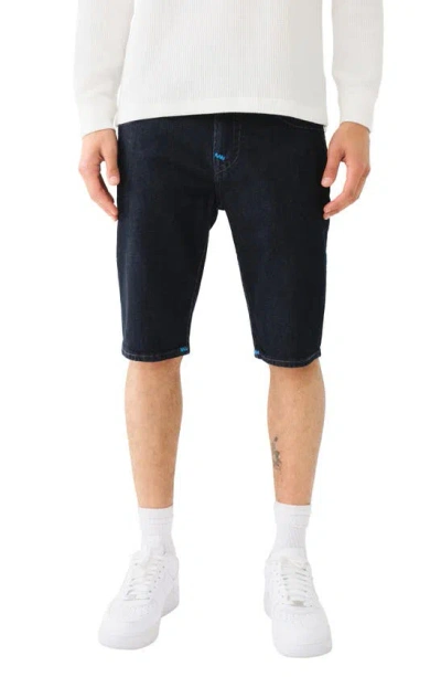 True Religion Brand Jeans Super T Skinny Leg Stretch Denim Shorts In 2s Body Ri