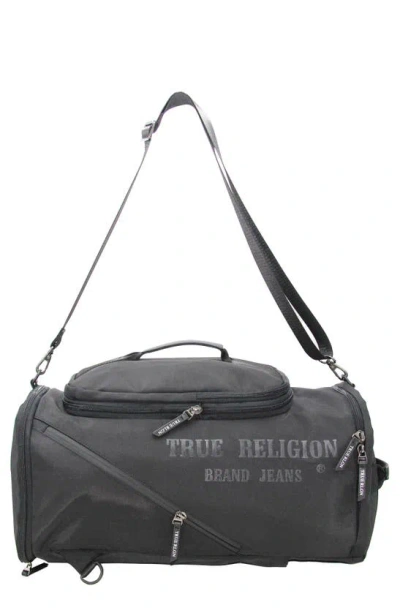 True Religion Brand Jeans Switch Convertible Duffle Backpack In Black