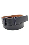 True Religion Brand Jeans Twist Reversible Belt In Black/ Tan