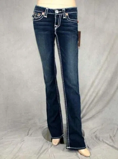 Pre-owned True Religion Brand Jeans Women's Billy Super T Vigilante Wash 10572nbt2 In Blue