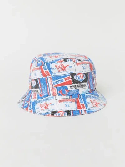 True Religion Branded Print Bucket Hat