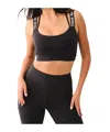 True Religion Branded Sports Bra In Black