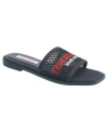 True Religion Brat Mesh Slip On Sandal In Black