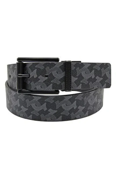 True Religion Braun Reversible Belt In Black
