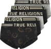 True Religion Briefs Soft Cotton Underwear Pack Of 5 In Black