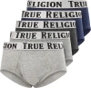 True Religion Briefs Soft Cotton Underwear Pack Of 5 In Gray