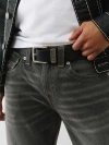 True Religion Buckle Belt In Black