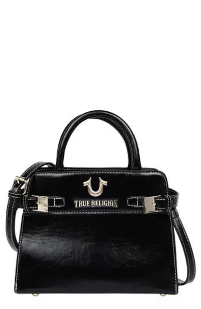 True Religion Buckle Tab Tote Bag In Black