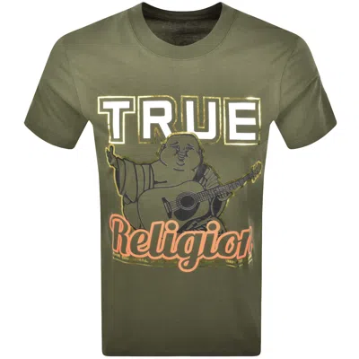True Religion Buddah T Shirt Kalamata Green