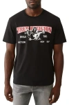 True Religion Boys Arched Logo T-shirt In Black