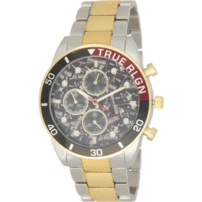 True Religion Buddha Chronograph Bracelet Watch, 44mm In Metallic