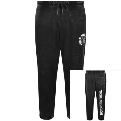 True Religion Buddha Face Joggers Black