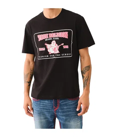 True Religion Buddha High Density Tee In Black