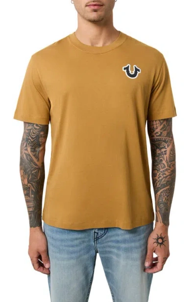 True Religion Buddha Logo Graphic T-shirt In Caramel