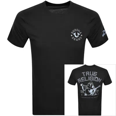 True Religion Buddha Logo T Shirt Black