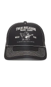 TRUE RELIGION BUDDHA LOGO TRUCKER HAT