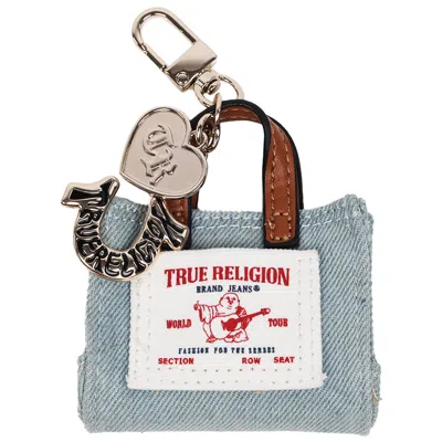 True Religion Buddha Mini Tote Bag Charm In Silver