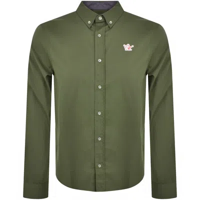 True Religion Buddha Patch Shirt Khaki