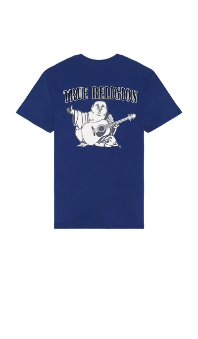 True Religion Buddha Tee In Blue
