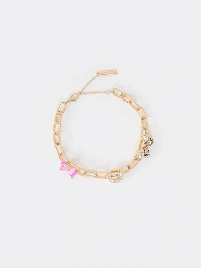 True Religion Butterfly Horseshoe Toggle Bracelet In Yellow
