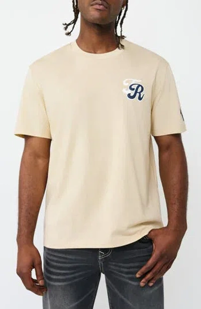 True Religion Cali Bay Big Buddha Graphic T-shirt In Neutral