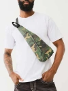 True Religion Camo Print Sling Bag