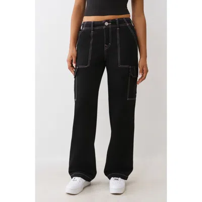 True Religion Cargo Pants In Blue