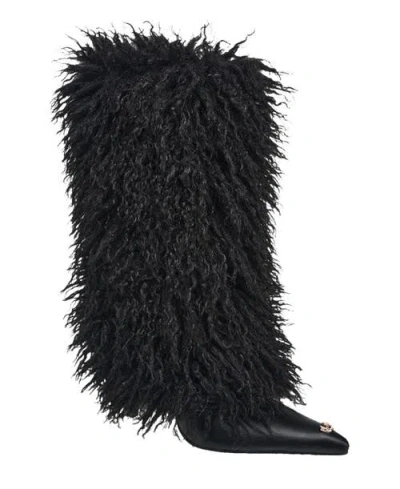 True Religion Carter Faux Fur Boot In Black