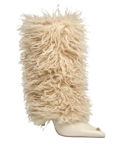 True Religion Carter Faux Fur Boot In Neutral