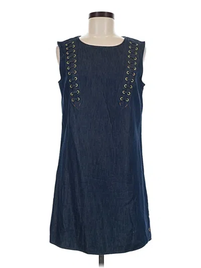 Pre-owned True Religion Casual Dress In Blue