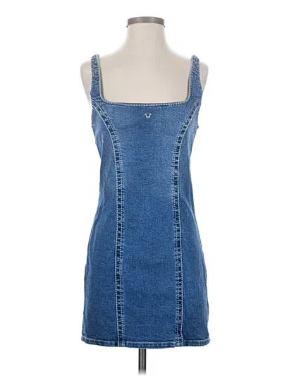 Pre-owned True Religion Casual Dress In Blue