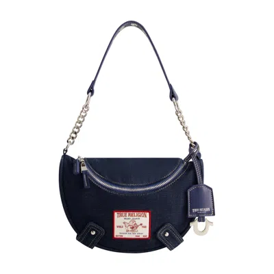 True Religion Chain Handle Denim Hobo In Multi