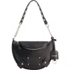 True Religion Chain Handle Hobo In Black