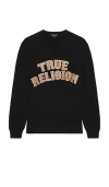 True Religion Long-sleeved Sweater In Black