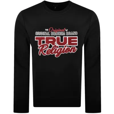 True Religion Chenille Sweatshirt Black