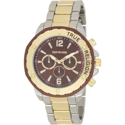 True Religion Chronograph Bracelet Watch, 43mm In Metallic