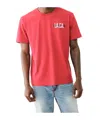 True Religion City Flock Tee In Red