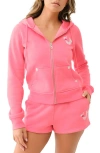 True Religion Classic Zip Hoodie In Orange