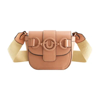 True Religion Coated Hardware Mini Crossbody In Pink