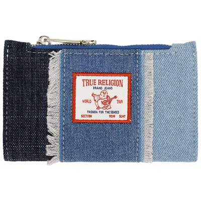 True Religion Colin Highbridge Patchwork Denim Mini Wallet In Multi