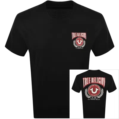 True Religion College Hs T Shirt Black